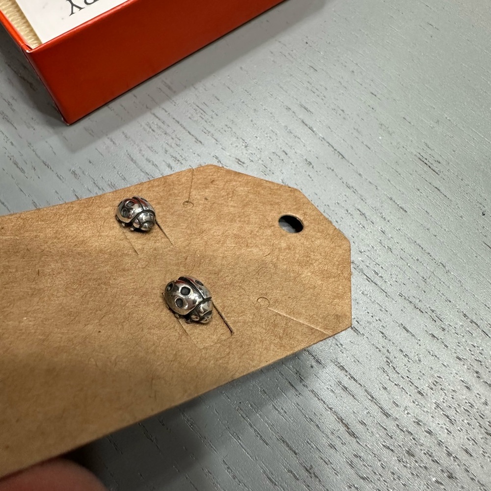 James Avery Ladybug Stud Earrings